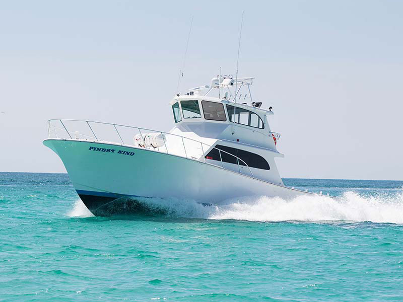 The Finest Kind Charter Boat at Sea